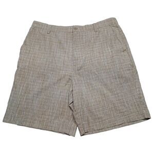 Paradise Collection Golf Shorts Mens Sz 38 Khaki Dress Chino Work Pockets Casual
